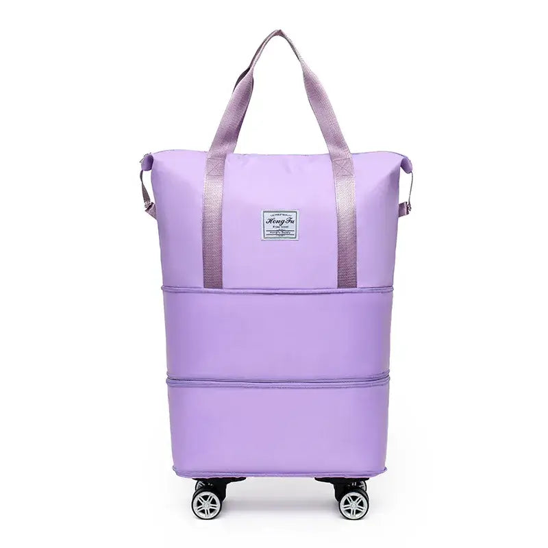 Double-Layer Extended Large Capacity Travel Bag With Wheels