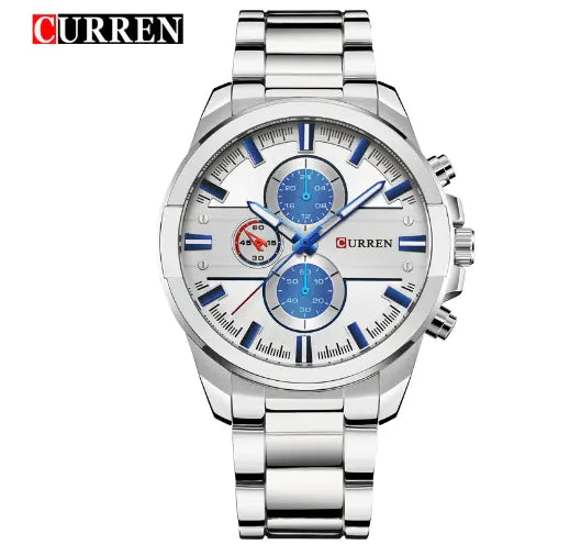 Men's Steel Band Fashion Sports Casual Watch