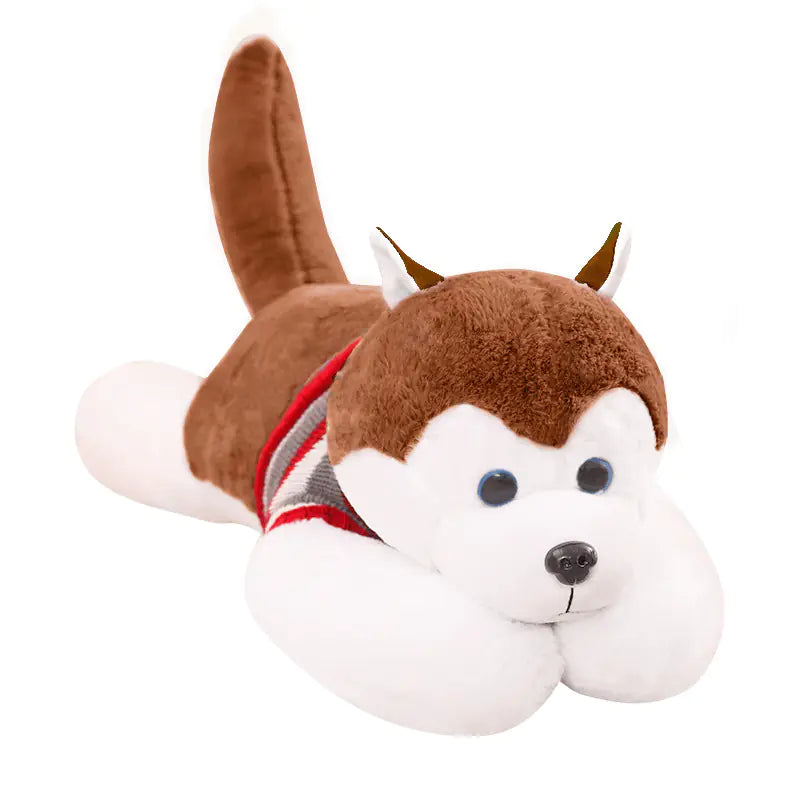 Plush Toy, Siberian Husky Bear Doll, Sleep Pillow