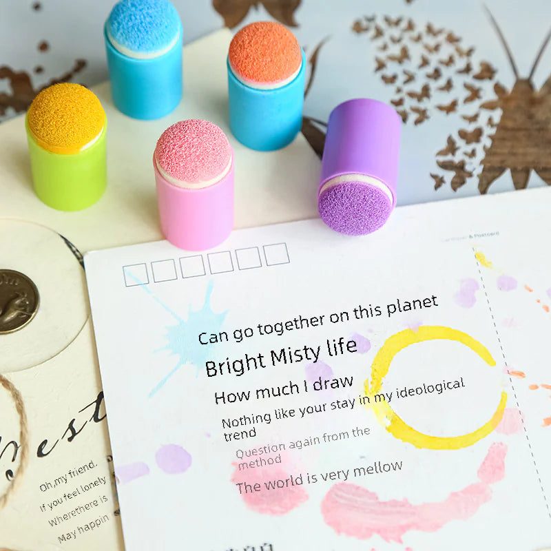 Vintage Stamps & DIY Sponge Tools