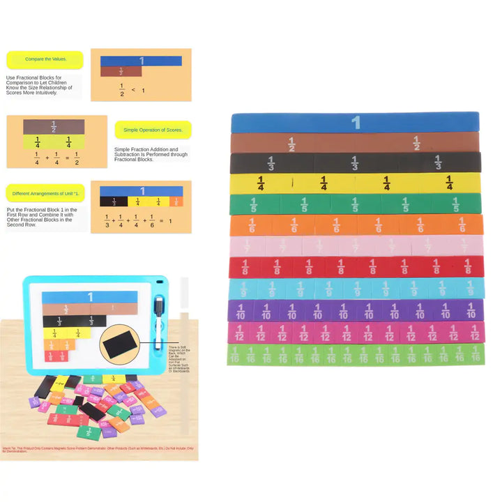 Magnetic Fraction Tiles - MD Store