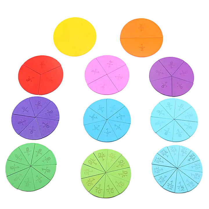 Montessori Mathematics Fraction Board - MD Store