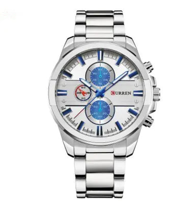 Men's Steel Band Fashion Sports Casual Watch