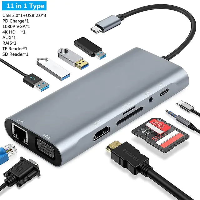 USB-C-Laptop-Dockingstation-HUB