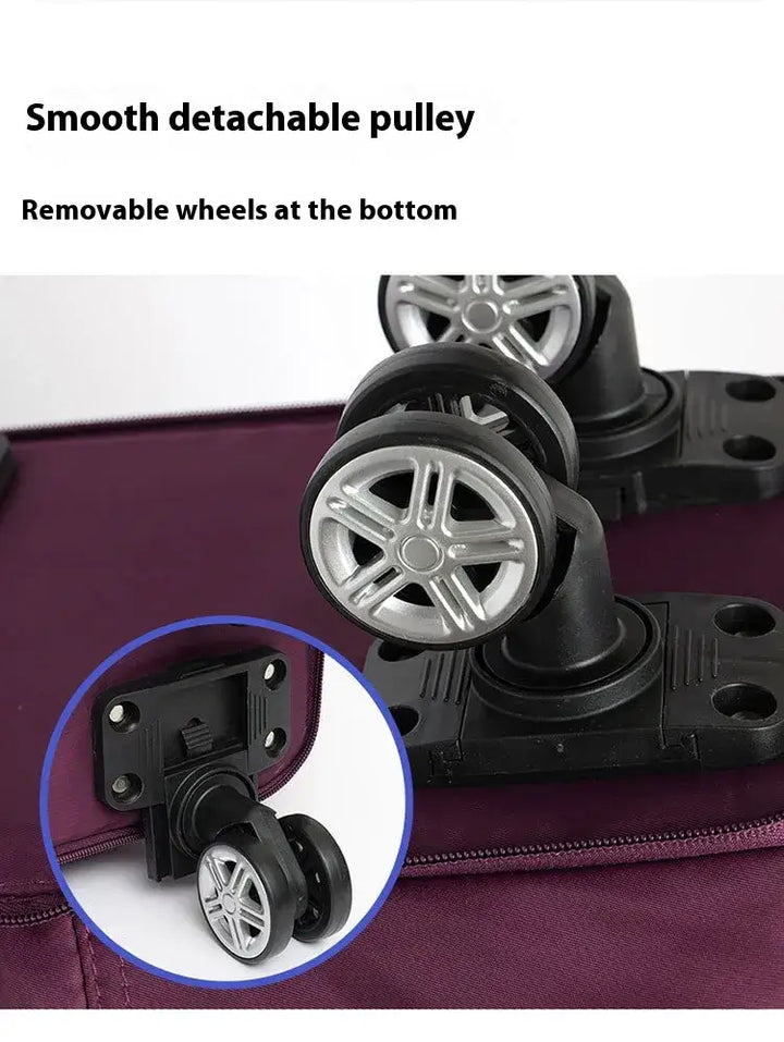 Double-Layer Extended Large Capacity Travel Bag With Wheels