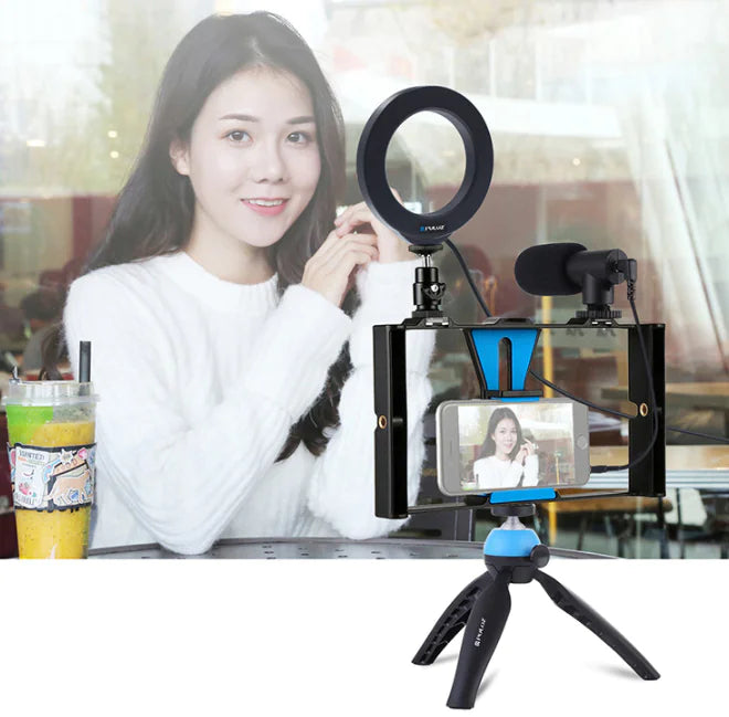 Microphone Tripod and Mobile Photography Set