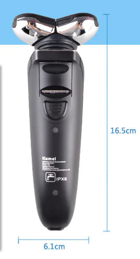 4-Blade Rechargeable Men's Shaver and Grooming Set