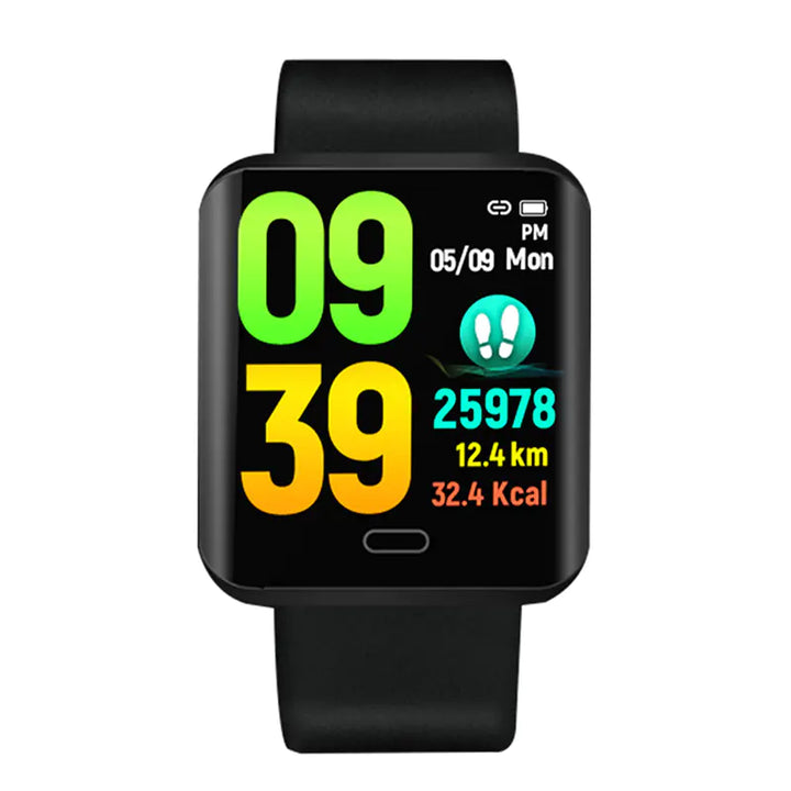 HD Square Touch Screen Waterproof Smart Fitness Watch