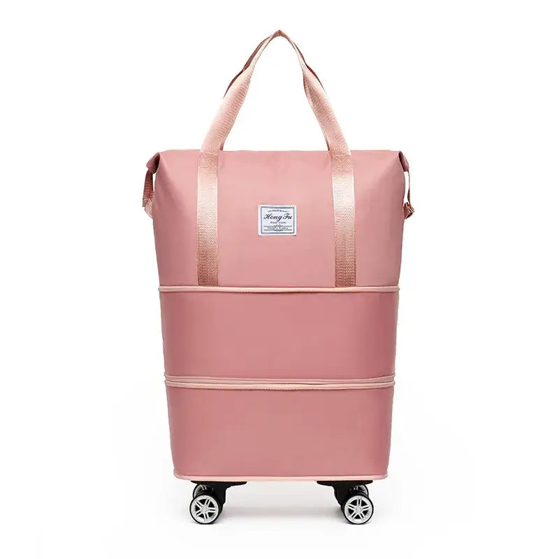 Double-Layer Extended Large Capacity Travel Bag With Wheels