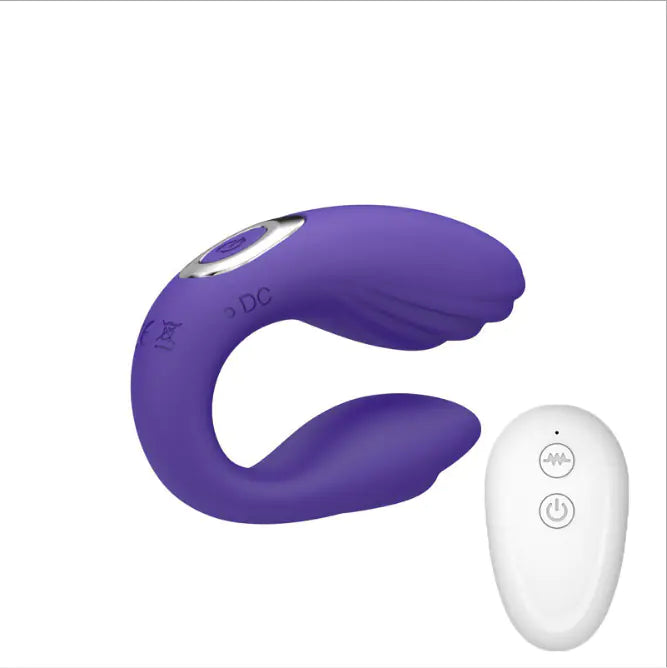 10-Mode Waterproof Silicone Vibrator with Egg