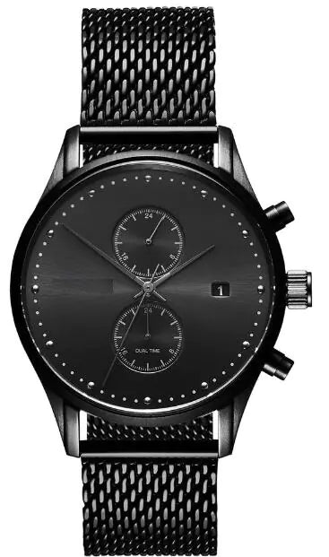 Fashionable Men's Quartz Watch with Calendar Feature