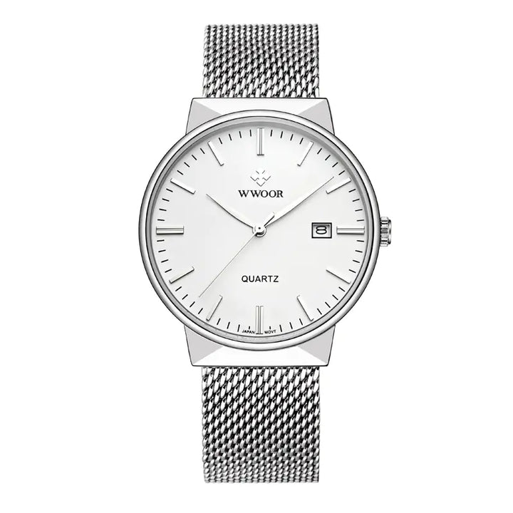 Men's Quartz Watch with Ultra-Thin Waterproof Design