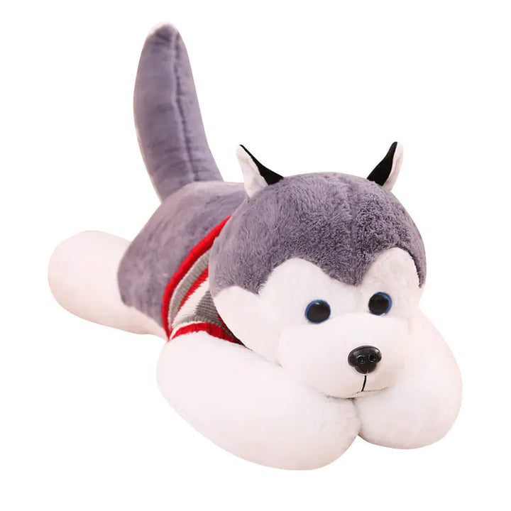 Plush Toy, Siberian Husky Bear Doll, Sleep Pillow