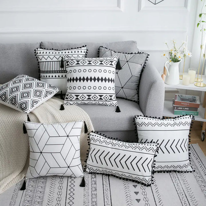Nordic Minimalist Bohemian Style Cushion Cover