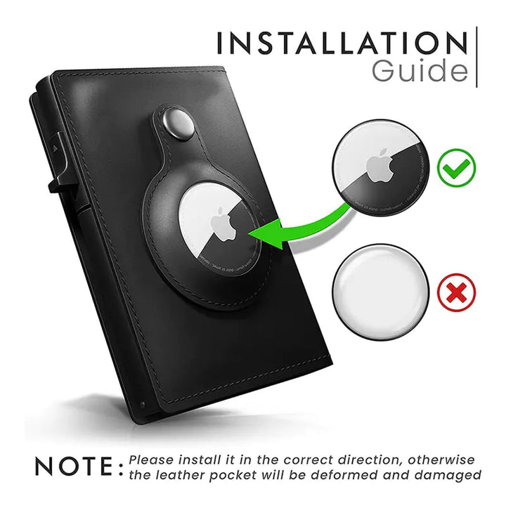 Smart Air Tag Wallet with RFID Blocker - MD Store