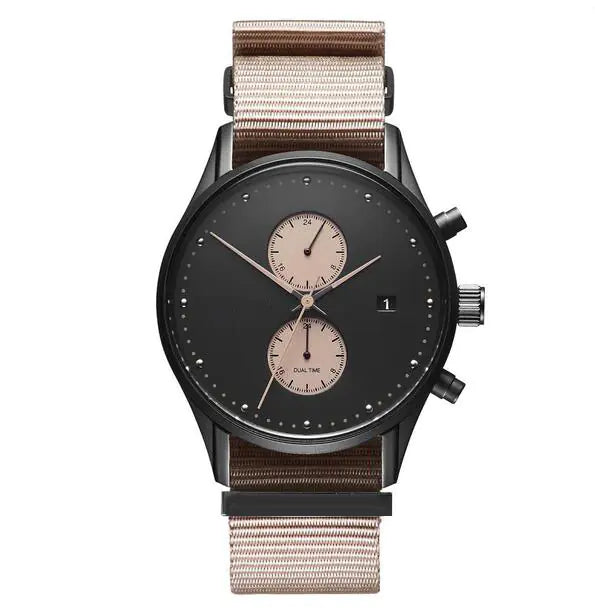 Fashionable Men's Quartz Watch with Calendar Feature