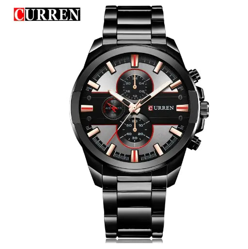 Men's Steel Band Fashion Sports Casual Watch