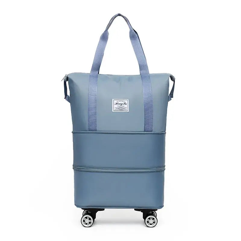 Double-Layer Extended Large Capacity Travel Bag With Wheels