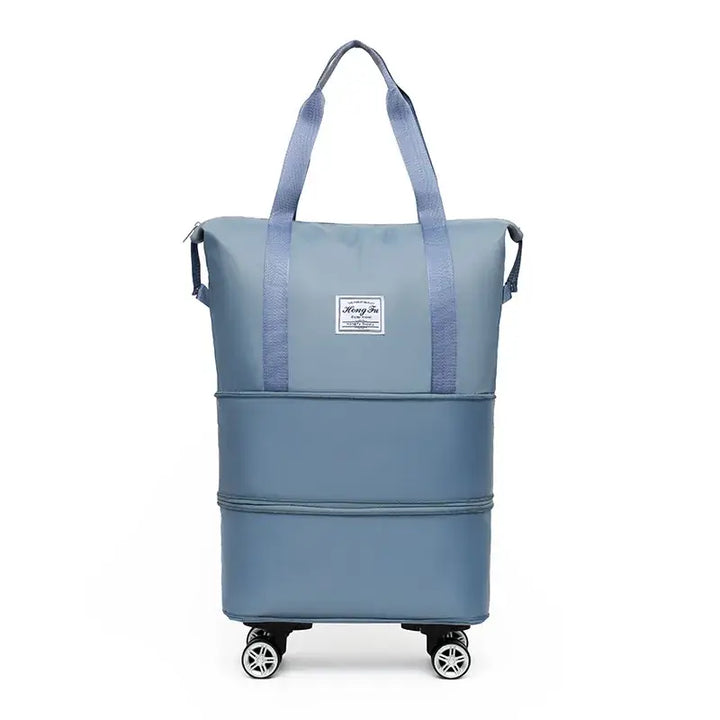 Double-Layer Extended Large Capacity Travel Bag With Wheels