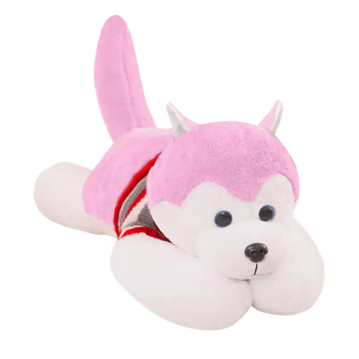 Plush Toy, Siberian Husky Bear Doll, Sleep Pillow