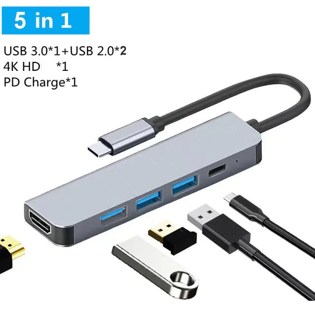 USB-C-Laptop-Dockingstation-HUB