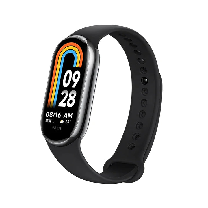Global Version Xiaomi Band 8 1.62'' AMOLED Ultra Long-Lasting Battery - Black - MD Store