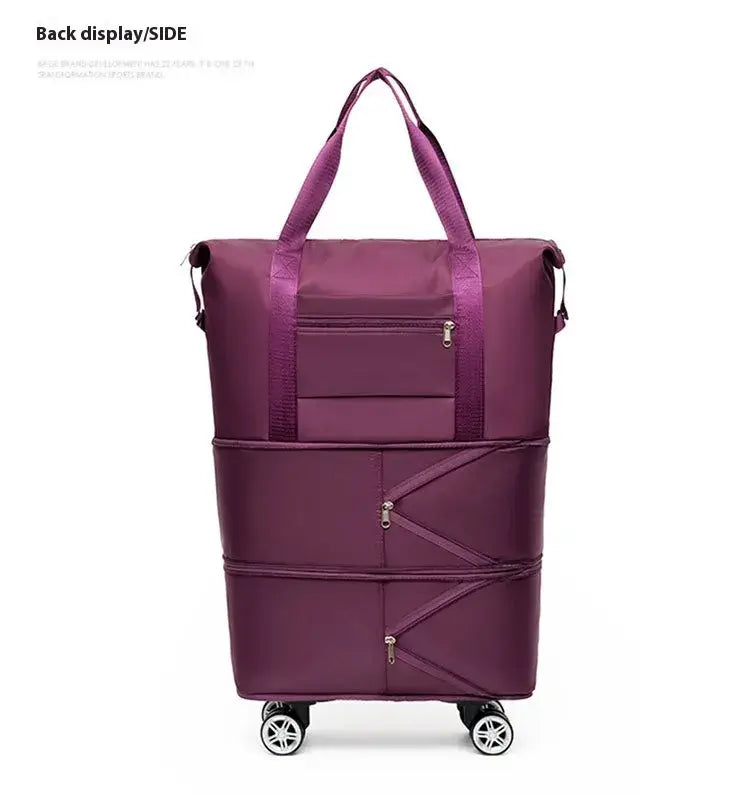 Double-Layer Extended Large Capacity Travel Bag With Wheels