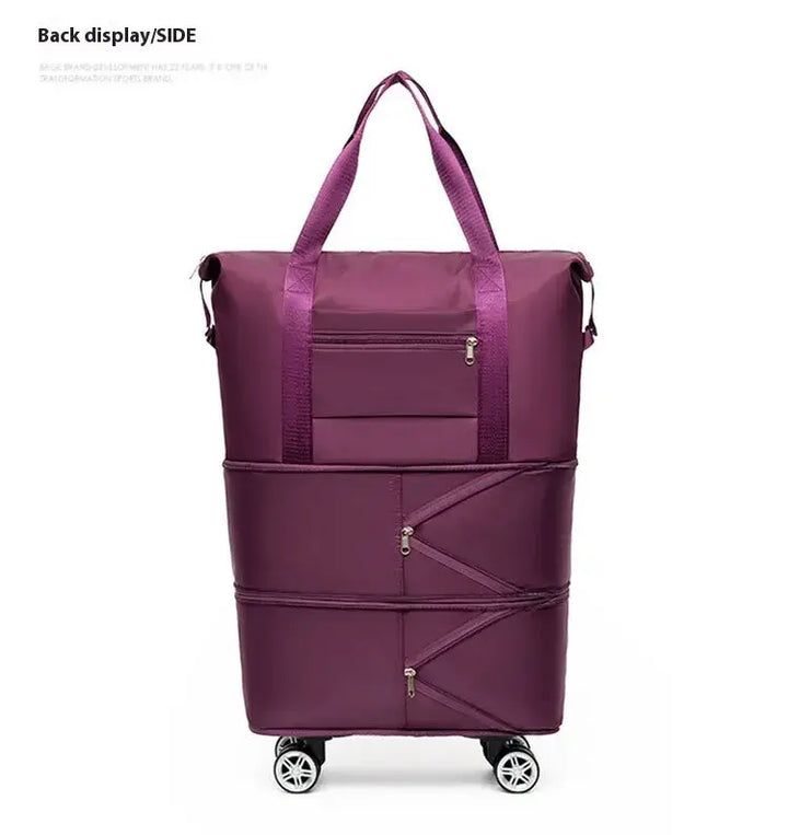 Double-Layer Extended Large Capacity Travel Bag With Wheels