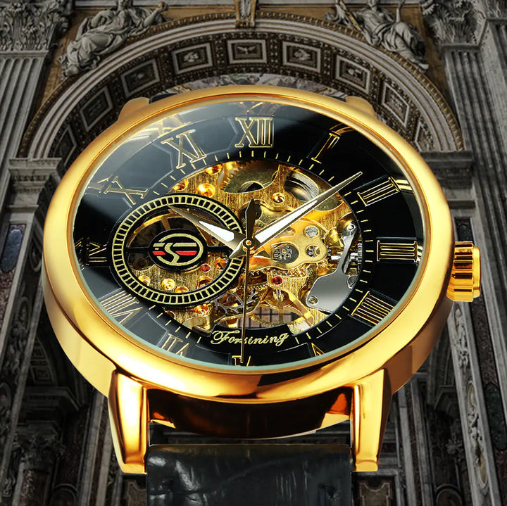 Transparent Skeleton Mechanical Watch