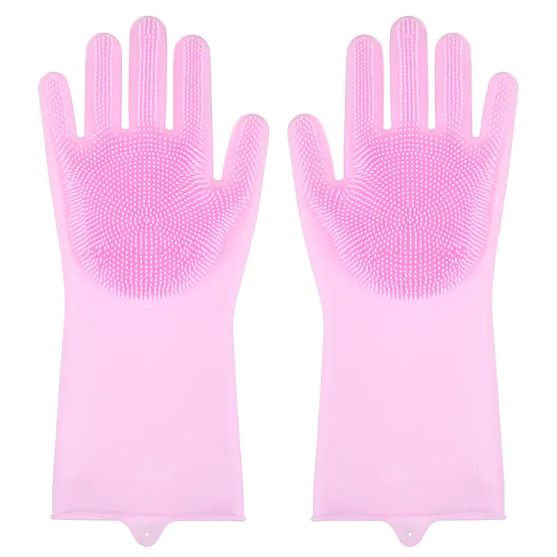 Magische Geschirrspülhandschuhe aus Silikon