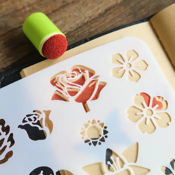 Vintage Stamps & DIY Sponge Tools