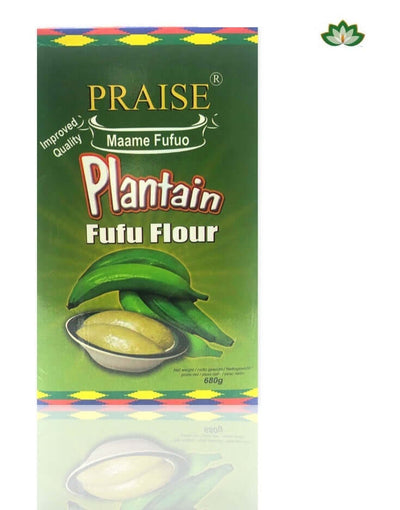 Plantain fufu flour