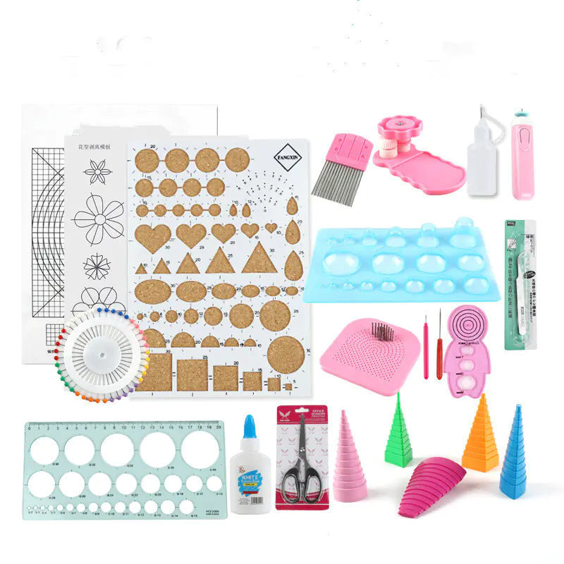 Quilling Tool Set with Spiral and Wave Shaper