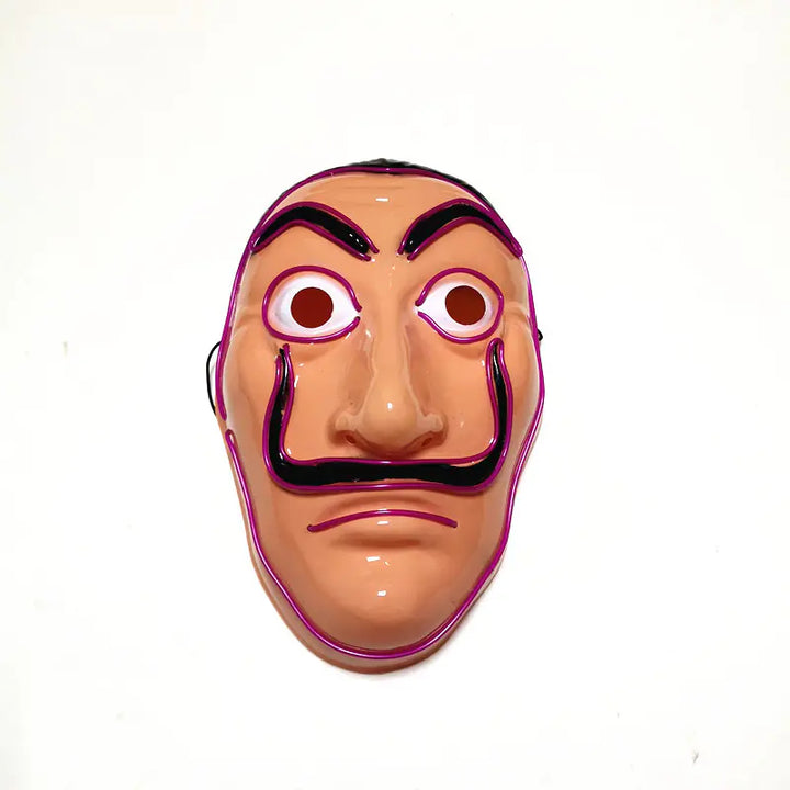 LED Light-Up Mask for Halloween Party Props
