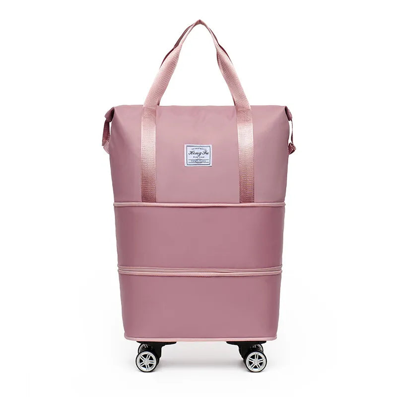 Double-Layer Extended Large Capacity Travel Bag With Wheels