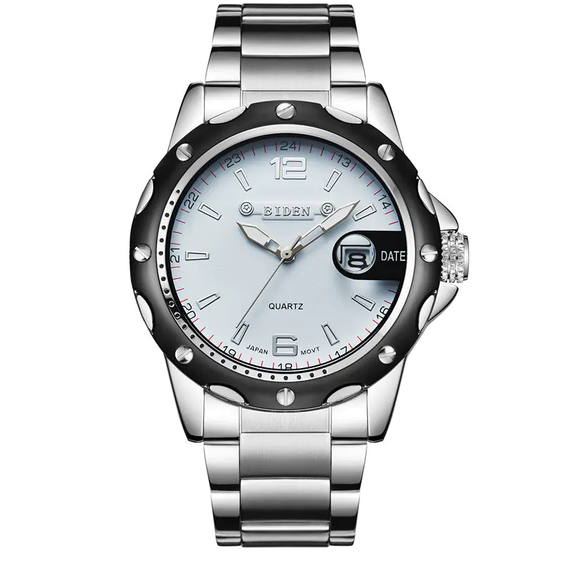 Men's Fashionable Waterproof Silicone Quartz Watch