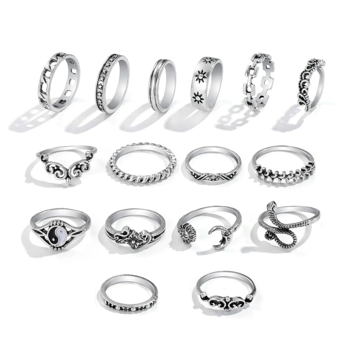 Personalized Retro Trendy Ring with Embossed Design