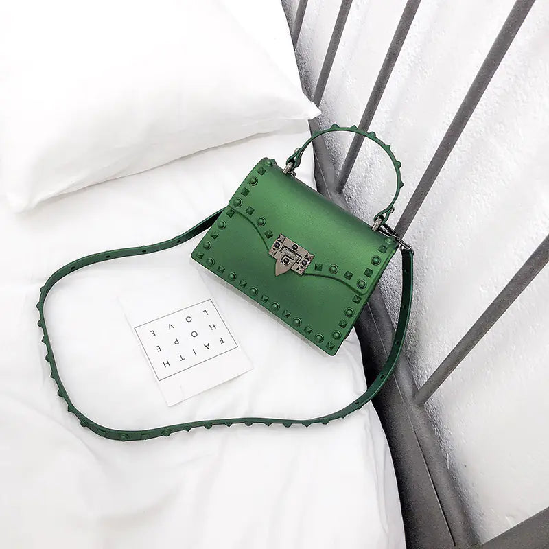 New Women's Korean Style Matte Jelly Tote Bag
