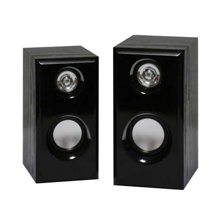 D092 Wooden Mini Speaker with Subwoofer for PC and Mobile