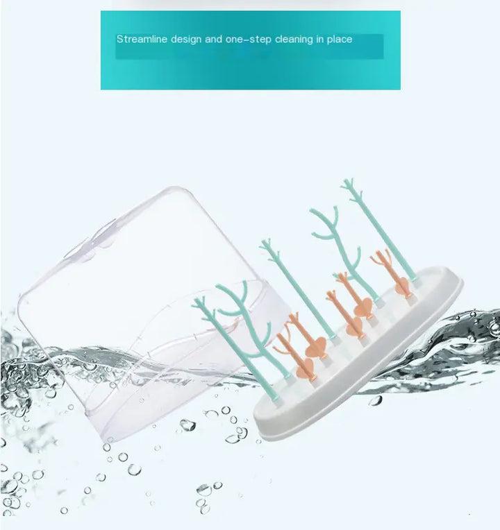 Tree-Shaped Bottle Drying Rack