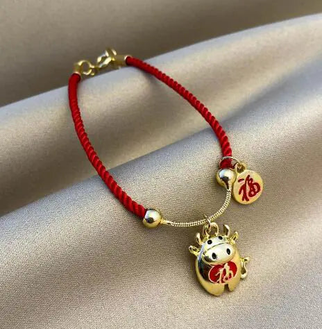 Red String Bracelet for Women - Unique Design Gift
