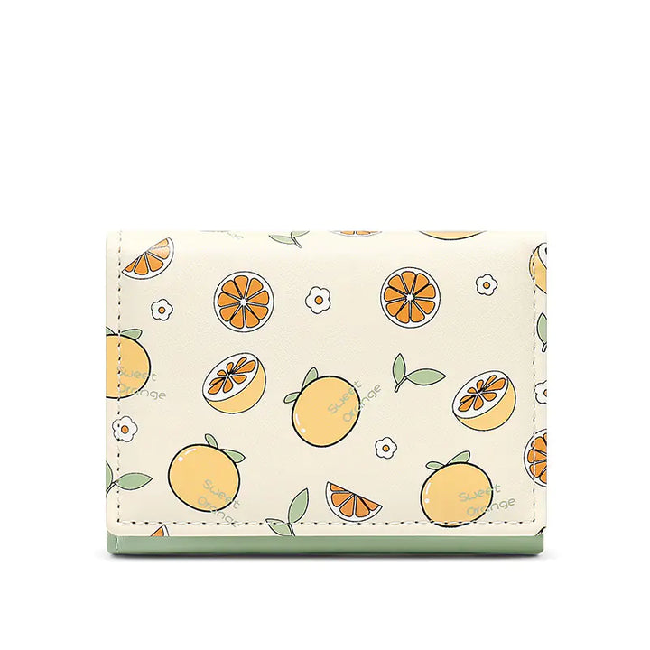 Cartoon Folding Girl's Zero Wallet
