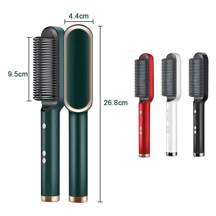 Haarglätter-Kamm-Set