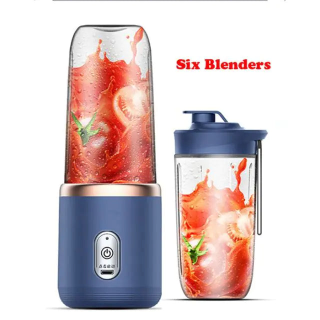 Tragbarer elektrischer Entsafter, 400 ml, Zitronen-/Orangenpresse, Multifunktionsmixer, Frucht-Smoothie-Mixer, Haushaltsgeräte