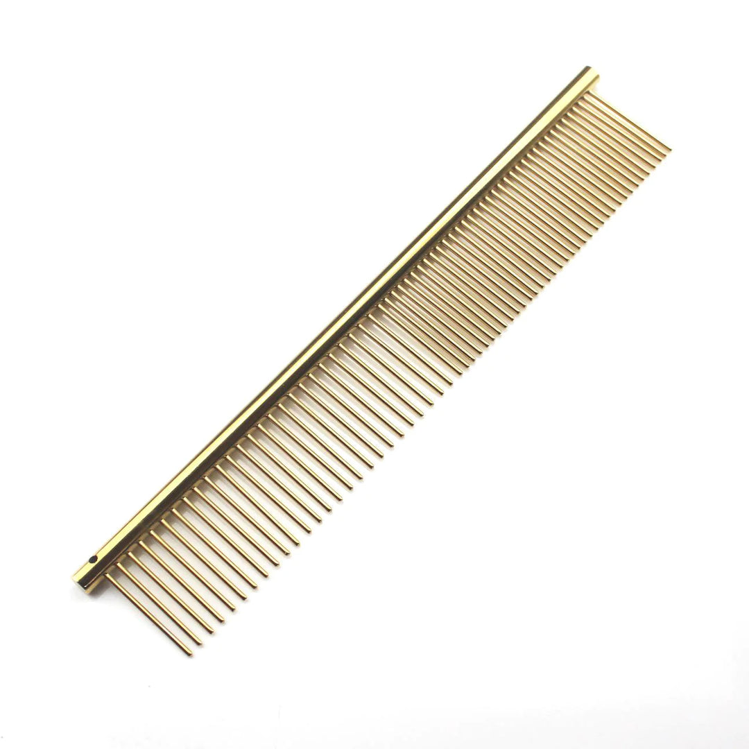 Colorful Stainless Steel Medium Pet Comb