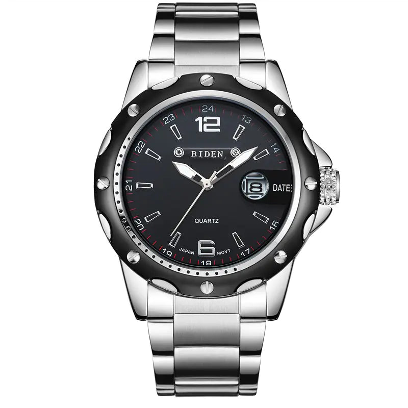 Men's Fashionable Waterproof Silicone Quartz Watch