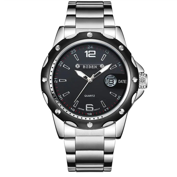 Men's Fashionable Waterproof Silicone Quartz Watch