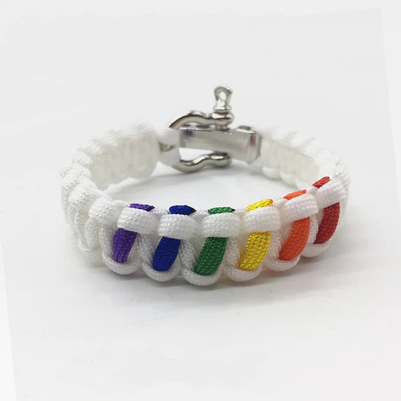 New Seven-Core Paracord Survival Bracelet with Alloy Clasp