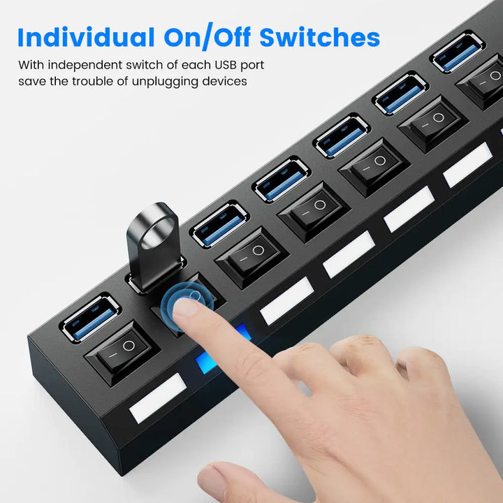 USB 2.0 Hub with Switch