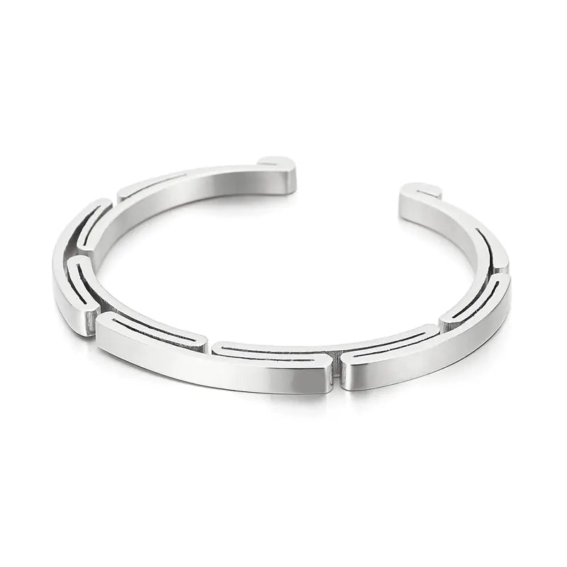 Fashionable Stainless Steel Couple Bracelet for All Occasions